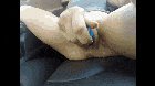 Squirting in the driver's seat