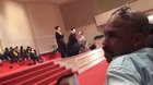 Parents leave high school graduation early, principal says: