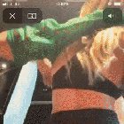 Showing off her ass and doing a quick shake